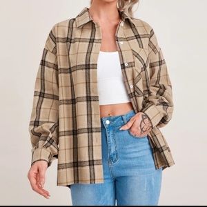 Plaid shacket